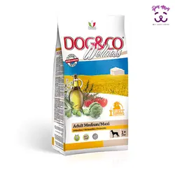 غذا خشک سگ بالغ نژاد مدیوم و مکسی با طعم مرغ