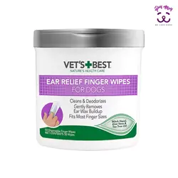 دستمال مرطوب انگشتی تمیز کننده گوش سگ