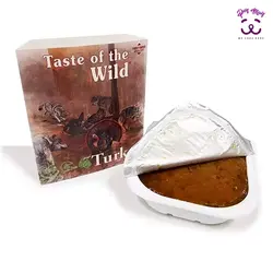 خوراک کاسه ای سگ با سبزیجات و بوقلمون