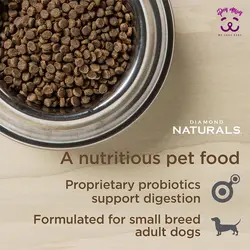 غذا خشک سگ بالغ نژاد کوچک با گوشت بره و برنج قهوه ای