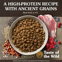 غذا خشک سگ با گوشت مرغ وحشی و غلات باستانی