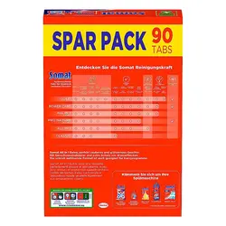 قرص ماشین ظرف شویی برند Somat مدل All in 1