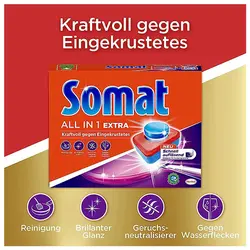 قرص ماشین ظرف شویی برند Somat مدل All in 1