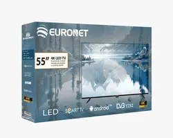 قیمت تلویزیون اسمارت 55 اینچ LED یورونت - دوربین کده