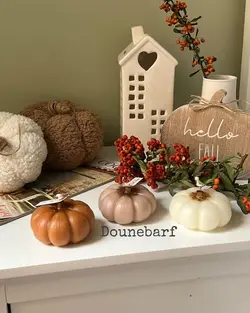 شمع کدو طرح2