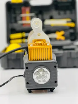 پمپ باد فندکی دیجیتالی چراغ دار digital disply gauge