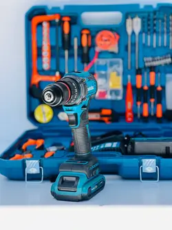 دریل شارژی ماکیتا براشلس 36 ولت جعبه بزرگ makita full 36 v