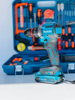 دریل شارژی ماکیتا براشلس 36 ولت جعبه بزرگ makita full 36 v