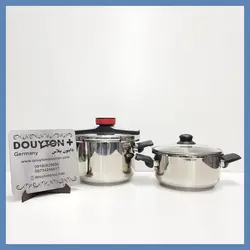 زودپز روگازی دوقلو 6و4 لیتری دایتون پلاس آلمان مدل DP-720 | دایتون پلاس ایران