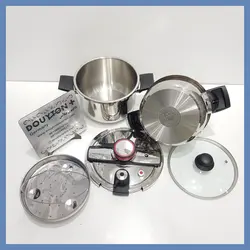 زودپز روگازی دوقلو 6و4 لیتری دایتون پلاس آلمان مدل DP-720 | دایتون پلاس ایران