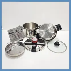 زودپز روگازی دوقلو 6و4 لیتری دایتون پلاس آلمان مدل DP-720 | دایتون پلاس ایران