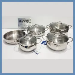 سرویس قابلمه 9 پارچه استیل مدل dp-730 | دایتون پلاس ایران