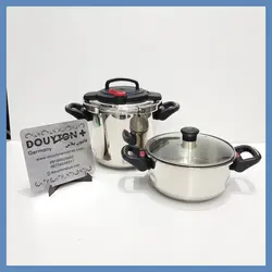 زودپز روگازی دوقلو 9و5 لیتری دایتون پلاس آلمان مدل DP-721 | دایتون پلاس ایران