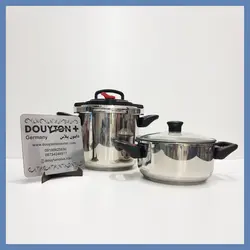 زودپز روگازی دوقلو 9و5 لیتری دایتون پلاس آلمان مدل DP-721 | دایتون پلاس ایران