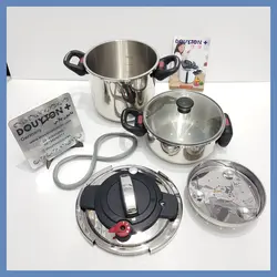 زودپز روگازی دوقلو 9و5 لیتری دایتون پلاس آلمان مدل DP-721 | دایتون پلاس ایران