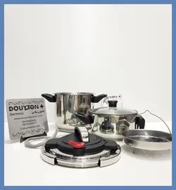 زودپز روگازی دوقلو 9و5 لیتری دایتون پلاس آلمان مدل DP-721 | دایتون پلاس ایران