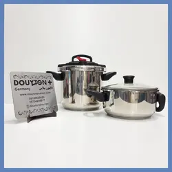 زودپز روگازی دوقلو 9و5 لیتری دایتون پلاس آلمان مدل DP-721 | دایتون پلاس ایران