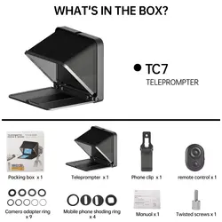 تله پرامپتر - اتوکیو (tele prompter) مناسب برای موبایل.تبلت و دوربین های حرفه ایی | فروشگاه دریم لایت