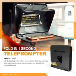 تله پرامپتر - اتوکیو (tele prompter) مناسب برای موبایل.تبلت و دوربین های حرفه ایی | فروشگاه دریم لایت