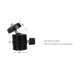 بال هد و پایه نصب روی پایه- Hot shoe Ball Head | فروشگاه دریم لایت