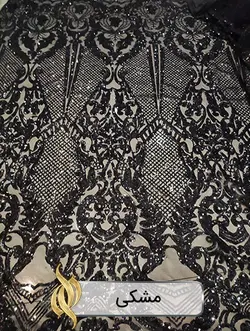 پارچه پولکی طرح‌دار داماس