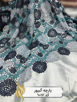 پارچه گیپور کتان - کد 6017