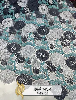 پارچه گیپور کتان - کد 6017