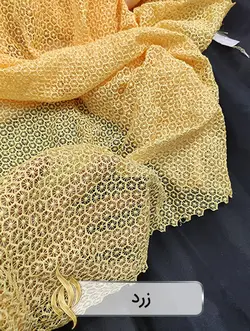 پارچه گیپور کتان - کد 6001