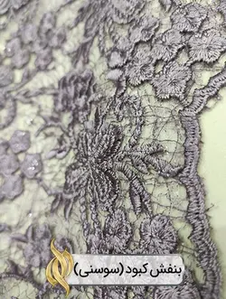 گیپور دانتل پروانه‌ای 3D - کد 1010