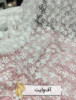 گیپور دانتل پروانه‌ای 3D - کد 1010