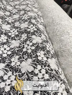 گیپور دانتل پروانه‌ای 3D - کد 1010