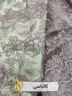 پارچه دانتل امبرودری - کد 1026