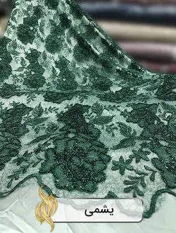 پارچه دانتل امبرودری - کد 1026