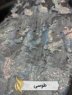 پارچه پولکی ابروبادی - کد 2014 - دکتر پارچه | بازار خرید آنلاین پارچه