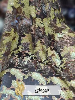 پارچه پولکی ابروبادی - کد 2014 - دکتر پارچه | بازار خرید آنلاین پارچه