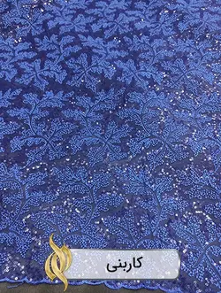 پارچه دانتل امبرودری - کد 1011