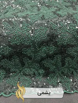 پارچه دانتل امبرودری - کد 1011