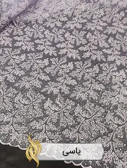 پارچه دانتل امبرودری - کد 1011