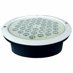 چراغ استخری توکار 36 وات تک رنگ بدنه آلومینیوم IP68
