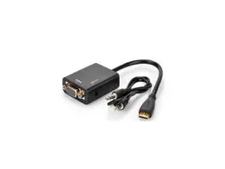 تبدیل مینی hdmi به vga با صدا | مبدل مینی hdmi به vga با صدا | اتصال گوشی به مانیتور |