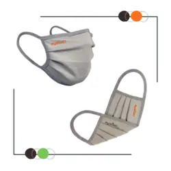 ماسک آنتی وایرال مای شیلد 2 لایه نقره سوپر پروتکشن(سایز بزرگسال، نوجوان، کودک)