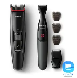 ست اصلاح صورت فیلیپس مدل BT5202/83 به همراه ماشین خط زن فیلیپس مدل MG1100 - فروشگاه اینترنتی المارکت
