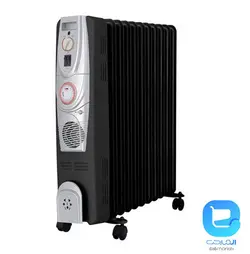 شوفاژ برقی فن دار 11 پره تک الکتریک مدل RA1108-7FB - فروشگاه اینترنتی المارکت