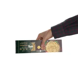 ماکارونی لینگوئینی حاوی ویتامین تک ماکارون مقدار 500 گرمی
