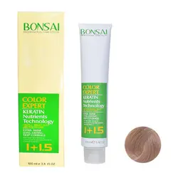 رنگ مو بنسای شماره S8 حجم 100 میلی لیتر رنگ شنی ماسه ای روشن