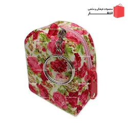 کیف هنذفری گل گلی قرمز رنگ