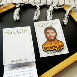 پیکسل چوبی قهرمان من شهید هادی