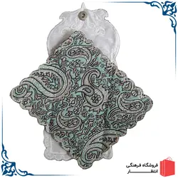 جانماز ترمه دکمه دار دو تکه