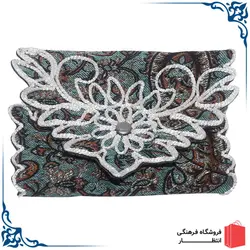 جانماز ترمه دوتکه سبز
