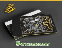 استیکر کارتی wu tang clan جاوردان SCT (91)